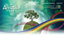 Tablet Screenshot of librerialaartistica.com.ar